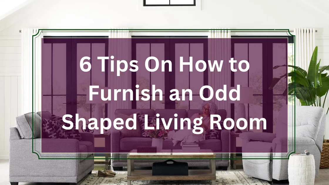 furnish odd shaped living room